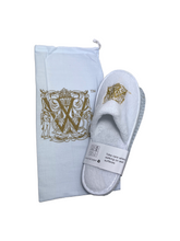 Load image into Gallery viewer, Slipper Bags White Non-Woven Plain Stock (200) - 56p