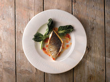 Load image into Gallery viewer, Churchill Bamboo Footed Plate