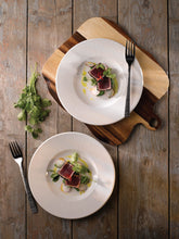 Load image into Gallery viewer, Churchill Bamboo Footed Plate
