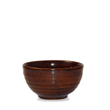 Load image into Gallery viewer, Churchill Cinnamon Ripple Bowl 13x17.4cm/56cl (6)