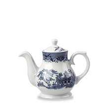 Load image into Gallery viewer, Churchill Blue Willow Sandringham Tea/Coffee Pot