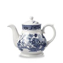 Load image into Gallery viewer, Churchill Blue Willow Sandringham Tea/Coffee Pot
