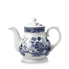 Load image into Gallery viewer, Churchill Blue Willow Sandringham Tea/Coffee Pot