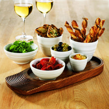 Load image into Gallery viewer, Churchill White Ripple Snack Bowl 12x5.7cm/28cl (12)