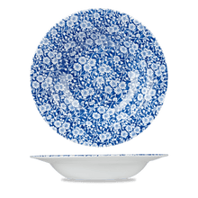 Load image into Gallery viewer, Churchill Victorian Calico Prague Rimmed Bowl 24.9cm/50cl (6)