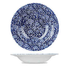 Load image into Gallery viewer, Churchill Victorian Calico Willow Rimmed Bowl 24.9cm/50cl (6)