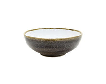 Load image into Gallery viewer, Sango Java Decorated Salad Bowl Woodland Brown 22.5cm/9" (6)