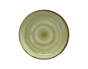 Sango Java Decorated Coupe Plate Meadow Green