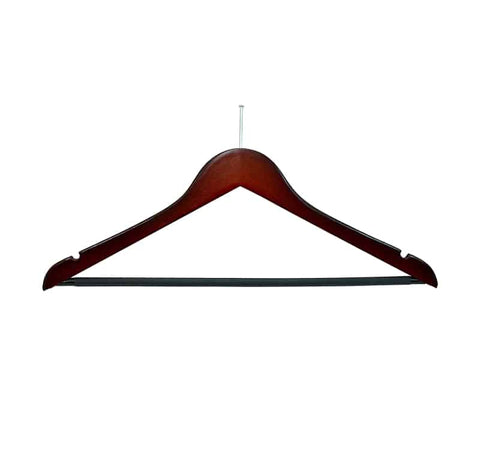 Dark wood security fix hanger (50) Code H11 - 53p each OUT OF STOCK