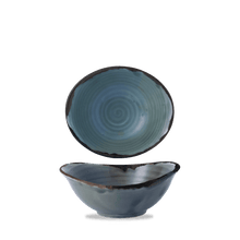 Load image into Gallery viewer, Dudson Harvest Blue Deep Bowl 17.4cm/16.5oz (12)