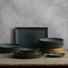 Load image into Gallery viewer, Dudson Harvest Blue Deep Bowl 17.4cm/16.5oz (12)