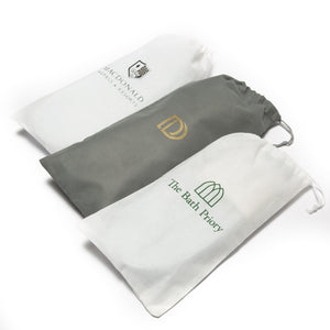 Slipper Bags White Non-Woven Plain Stock (200) - 56p