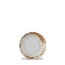 Load image into Gallery viewer, Dudson Sandstone Cappuccino Saucer 6.25"