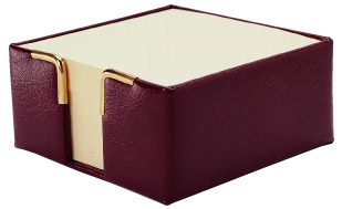 Bonded leather paper holder - Min Order 10