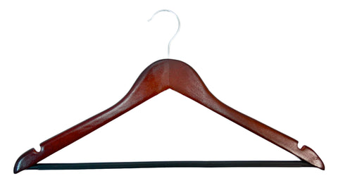 Dark wood hook hanger (50) Code H12 - 56p each OUT OF STOCK