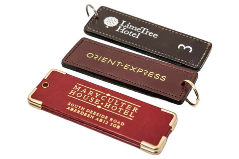 Saddle Leather Key Fobs