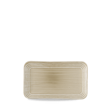 Load image into Gallery viewer, Dudson Harvest Norse Linen Organic Rectangular Plate 10.6x6.3" (12)
