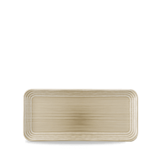 Load image into Gallery viewer, Dudson Harvest Norse Linen Organic Coupe Rect Platter 13,3/4x6,1/4" (12)