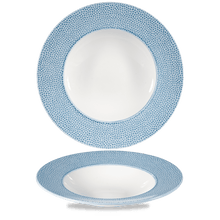 Load image into Gallery viewer, Churchill Isla Spinwash Ocean Blue Wide Rim Bowl