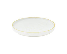 Load image into Gallery viewer, Sango Java Decorated Kaden Low Presentation Plate Barley Cream