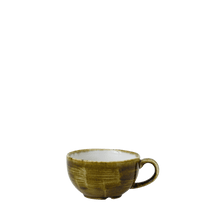 Load image into Gallery viewer, Churchill Stonecast Plume Olive Cappuccino Cup 9.5cm (12)