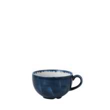 Load image into Gallery viewer, Churchill Stonecast Plume Ultramarine Cappuccino Cup
