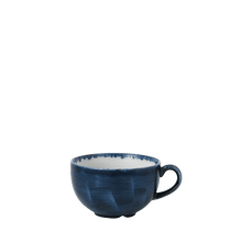 Load image into Gallery viewer, Churchill Stonecast Plume Ultramarine Cappuccino Cup