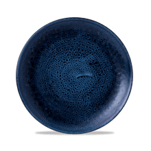 Load image into Gallery viewer, Churchill Stonecast Plume Ultramarine Coupe Plate