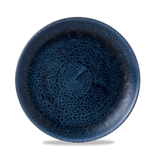 Load image into Gallery viewer, Churchill Stonecast Plume Ultramarine Coupe Plate