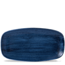 Load image into Gallery viewer, Churchill Stonecast Plume Ultramarine Chefs' Oblong Plate No.4 18.9cm (6)