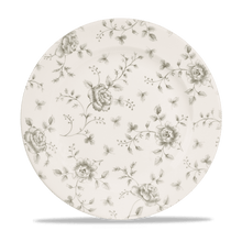 Load image into Gallery viewer, Churchill Rose Chintz Grey Plate