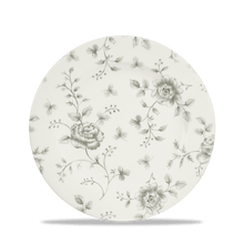 Load image into Gallery viewer, Churchill Rose Chintz Grey Plate
