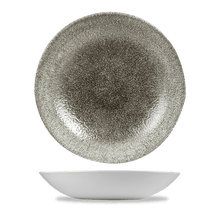 Load image into Gallery viewer, Churchill Raku Quartz Black Coupe Bowl