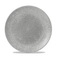 Load image into Gallery viewer, Churchill Studio Prints Raku Coupe Plate Jasper Grey