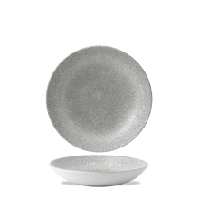 Load image into Gallery viewer, Churchill Studio Prints Raku Coupe Bowl Jasper Grey 18.2cm (12)