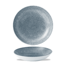 Load image into Gallery viewer, Churchill Raku Topaz Blue Coupe Bowl