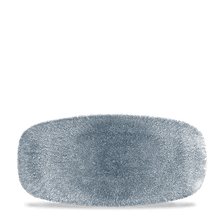 Load image into Gallery viewer, Churchill Raku Topaz Blue Chefs Oblong Plate No.3 29.8x15.3cm (12)