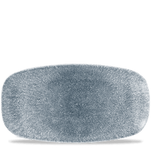 Load image into Gallery viewer, Churchill Raku Topaz Blue Chefs Oblong Plate No.4 35.5x18.9cm (6)
