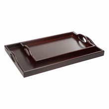 Load image into Gallery viewer, Room service tray  - Mahogany or Black
