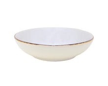 Load image into Gallery viewer, Sango Java Decorated Salad Bowl Barley Cream 22.5cm 9" (6)