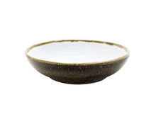 Load image into Gallery viewer, Sango Java Decorated Salad Bowl Woodland Brown 22.5cm/9" (6)