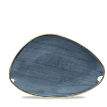 Load image into Gallery viewer, Churchill Stonecast Blueberry Triangle Chefs Plate