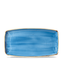Load image into Gallery viewer, Churchill Stonecast Cornflower Blue Oblong Plate