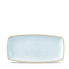 Load image into Gallery viewer, Churchill Stonecast Duck Egg Oblong Plate 29.5x15cm (12)