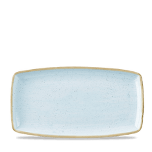 Load image into Gallery viewer, Churchill Stonecast Duck Egg Oblong Plate 35x18.5cm (6)