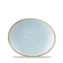 Load image into Gallery viewer, Churchill Stonecast Duck Egg Oval Coupe Plate 19.2x16cm (12)