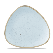 Load image into Gallery viewer, Churchill Stonecast Duck Egg Triangle Plate