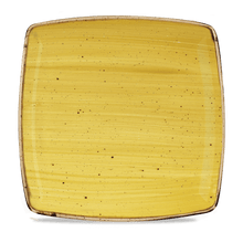 Load image into Gallery viewer, Churchill Stonecast Mustard Deep Square Plate 26.8x26.8cm (12)