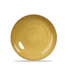 Load image into Gallery viewer, Churchill Stonecast Mustard Coupe Plate