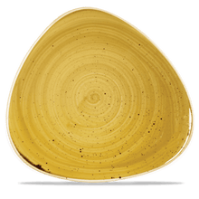 Load image into Gallery viewer, Churchill Stonecast Mustard Triangle Plate